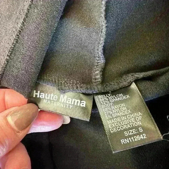 NWT Kerrison Maternity Leggings in Caviar Black Small - Picture 4 of 4